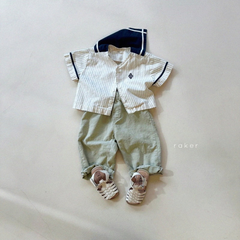Raker - Korean Children Fashion - #littlefashionista - Beams Cotton Pants - 3