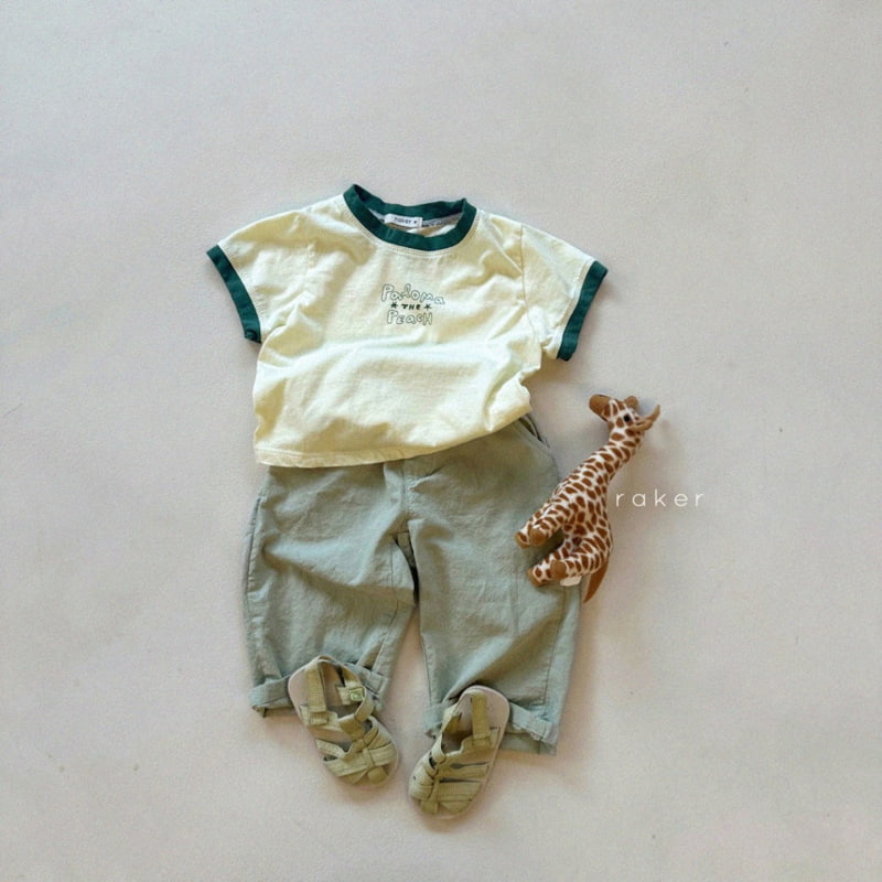 Raker - Korean Children Fashion - #minifashionista - Beams Cotton Pants - 5