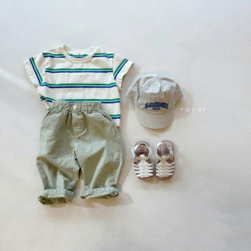 Raker - Korean Children Fashion - #todddlerfashion - Beams Cotton Pants - 7