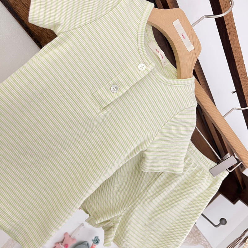Raleelounge - Korean Children Fashion - #prettylittlegirls - Striped Tee - 4