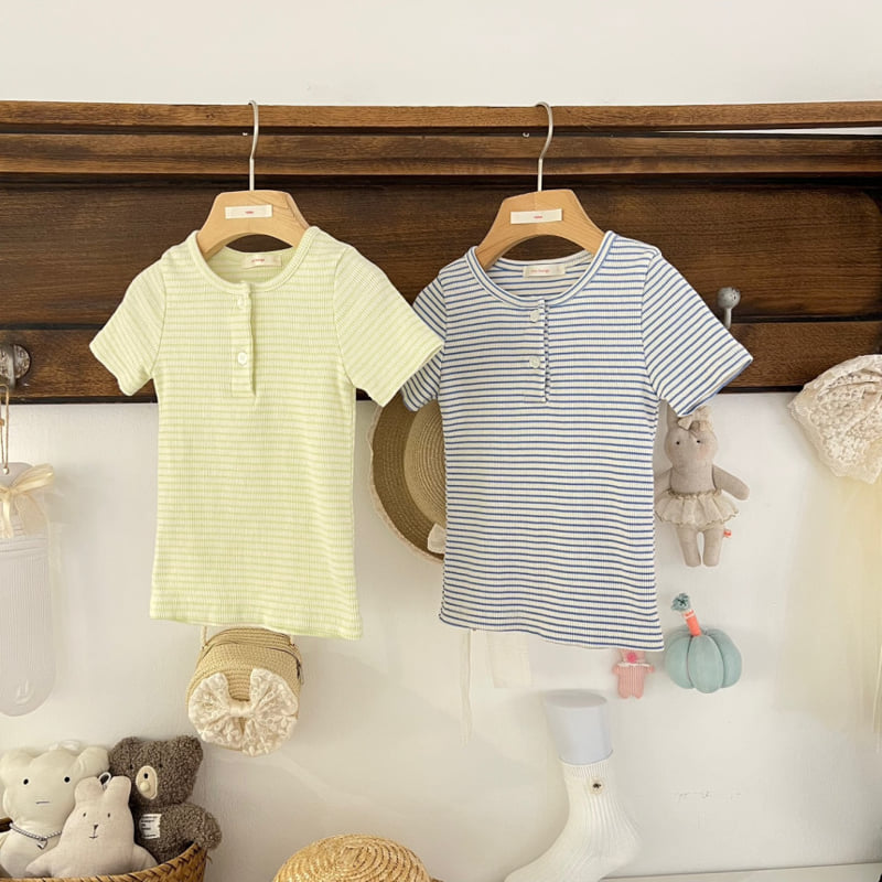 Raleelounge - Korean Children Fashion - #magicofchildhood - Striped Tee