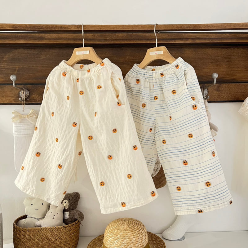 Raleelounge - Korean Children Fashion - #minifashionista - Smile Wide Pants