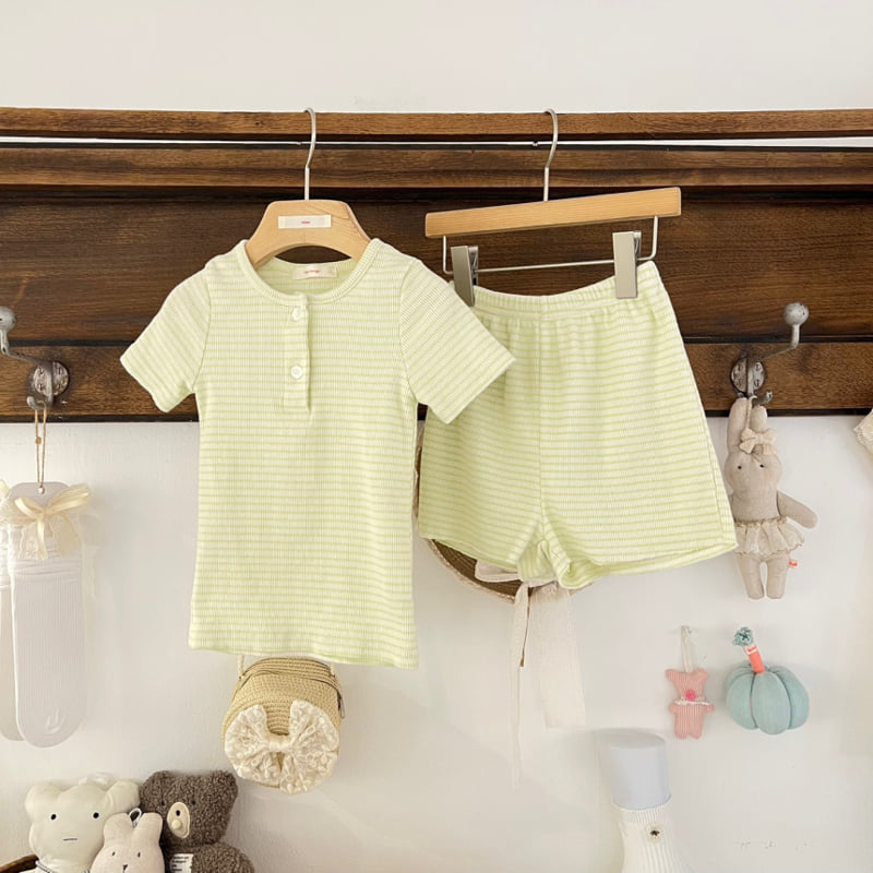 Raleelounge - Korean Children Fashion - #prettylittlegirls - Striped Tee - 3