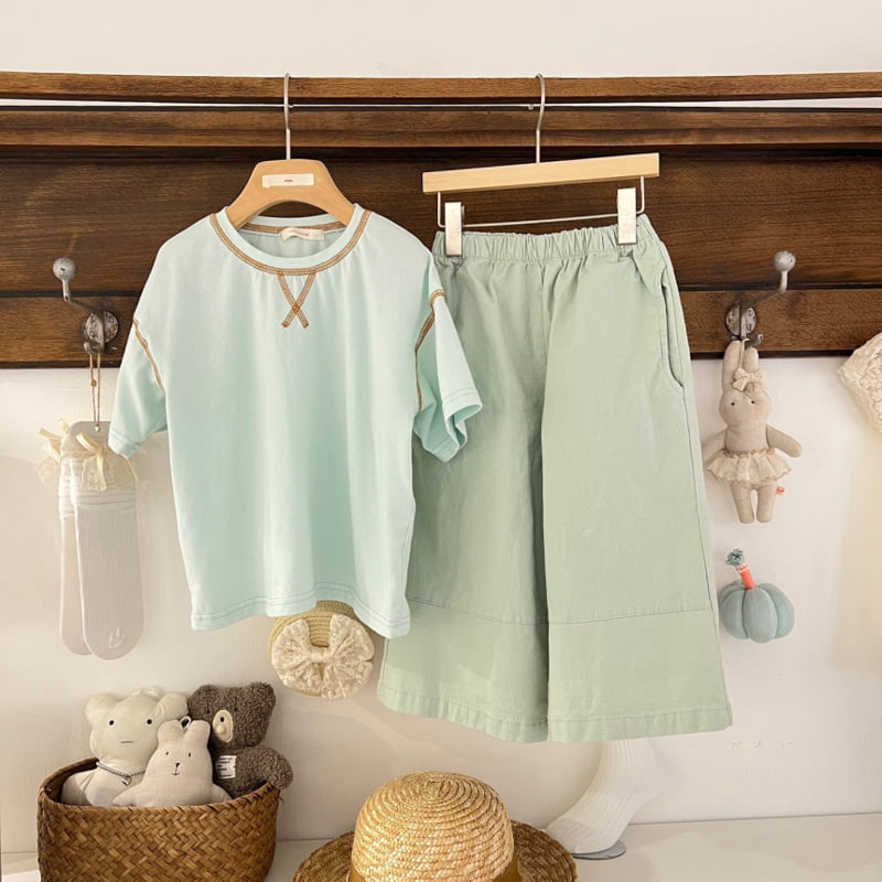 Raleelounge - Korean Children Fashion - #todddlerfashion - Mint Stretch Pants - 5