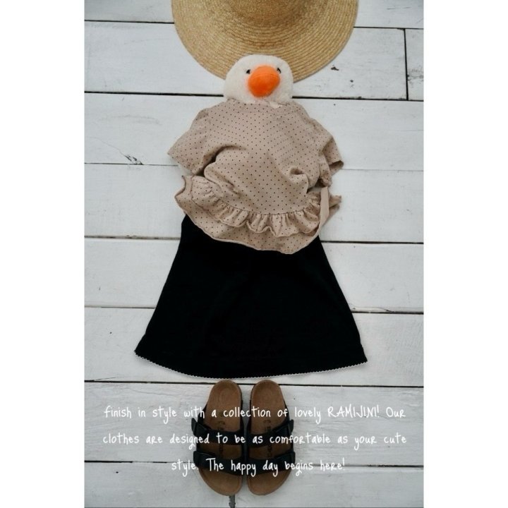 Ramijini - Korean Children Fashion - #childofig - Dot Cancan Tee - 11