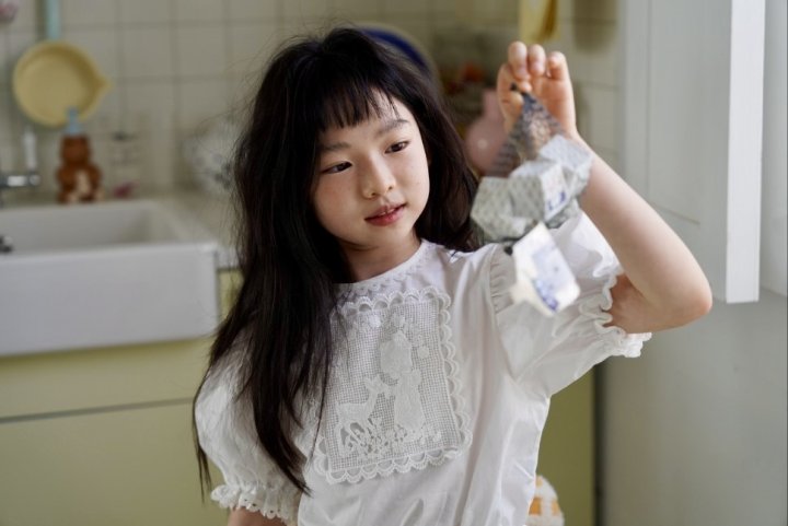 Ramijini - Korean Children Fashion - #designkidswear - Flower Deer Blouse - 9
