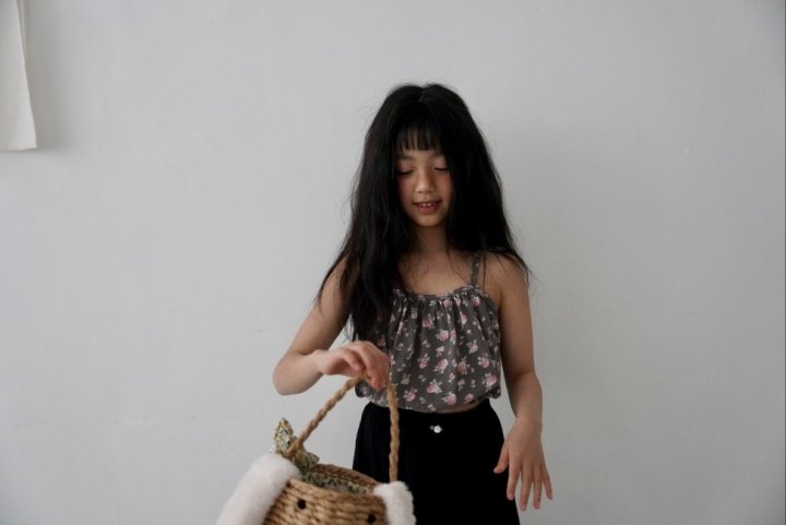 Ramijini - Korean Children Fashion - #kidsstore - Watercolor Sleeveless Top - 9