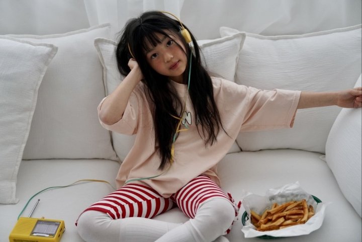 Ramijini - Korean Children Fashion - #kidzfashiontrend - Gomkom Stripe Leggings - 8