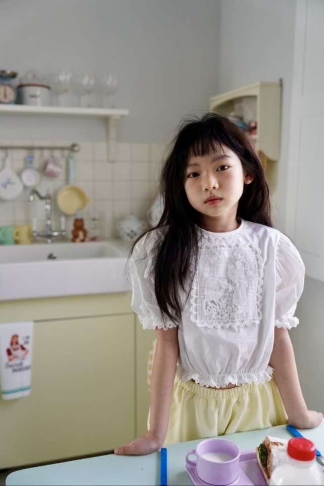 Ramijini - Korean Children Fashion - #littlefashionista - Flower Deer Blouse - 2