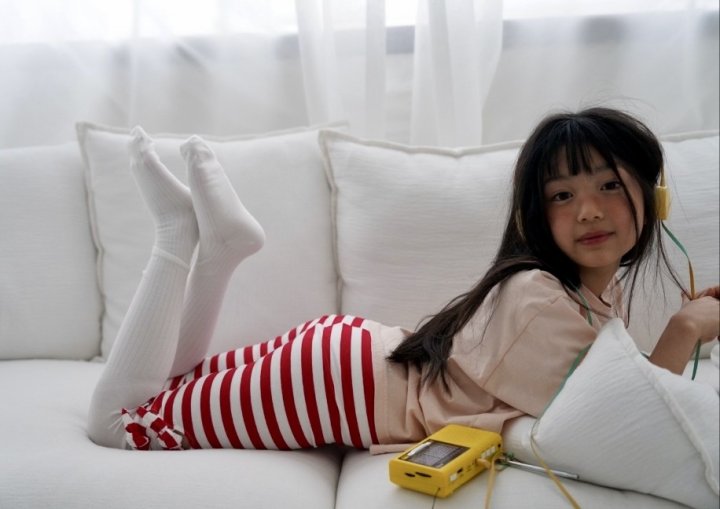 Ramijini - Korean Children Fashion - #magicofchildhood - Gomkom Stripe Leggings - 11