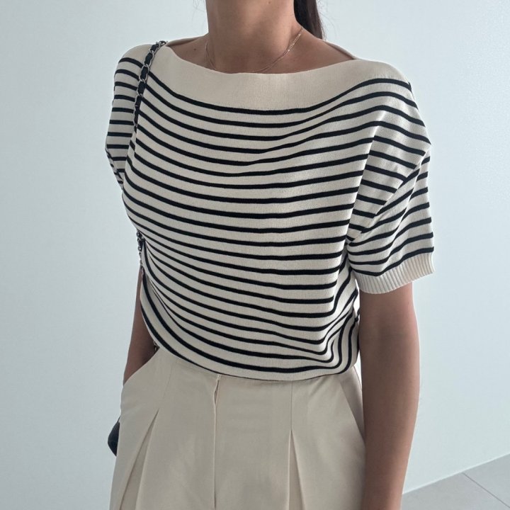 Ripple - Korean Women Fashion - #momslook - Haze Knit Top - 2