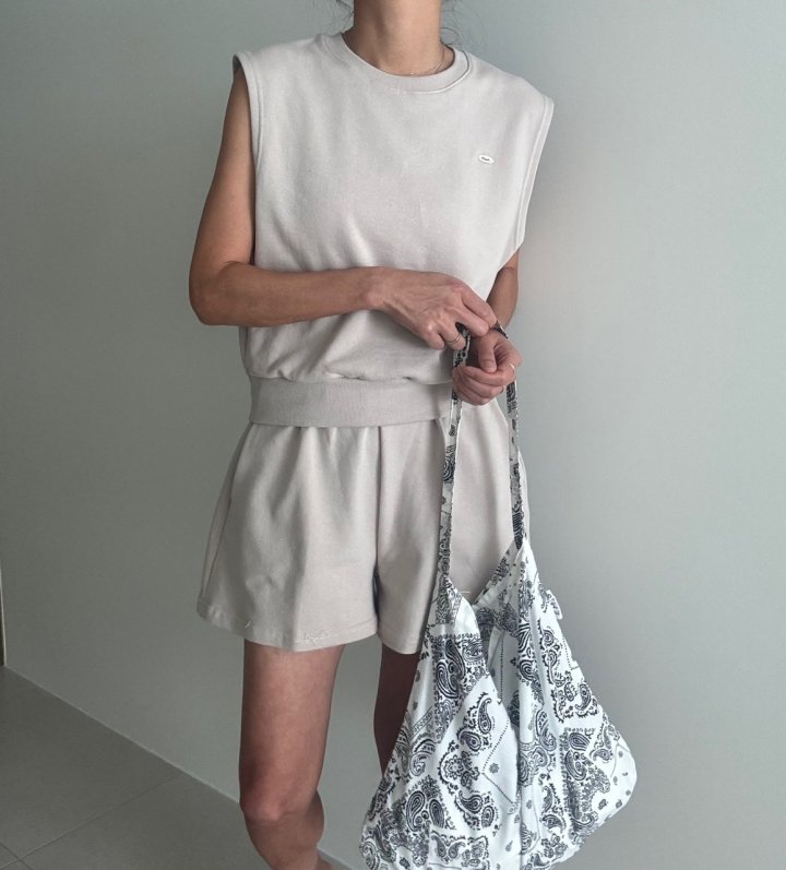 Ripple - Korean Women Fashion - #momslook - Crane Top Short Set - 6