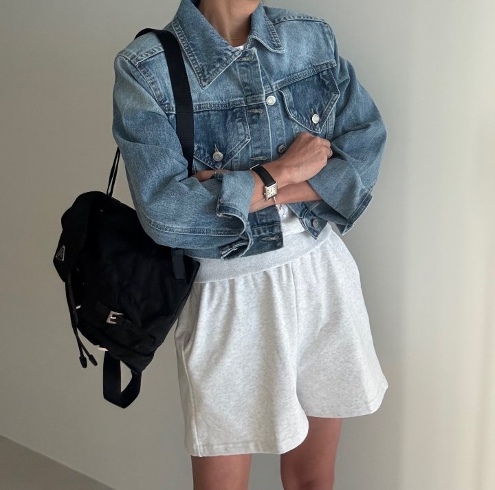 Ripple - Korean Women Fashion - #momslook - Padded Denim Jacket