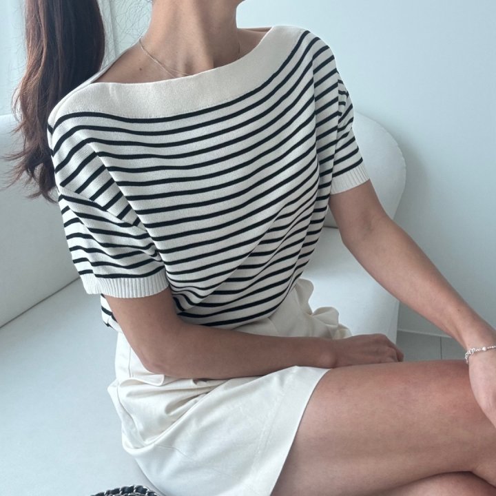 Ripple - Korean Women Fashion - #womensfashion - Haze Knit Top