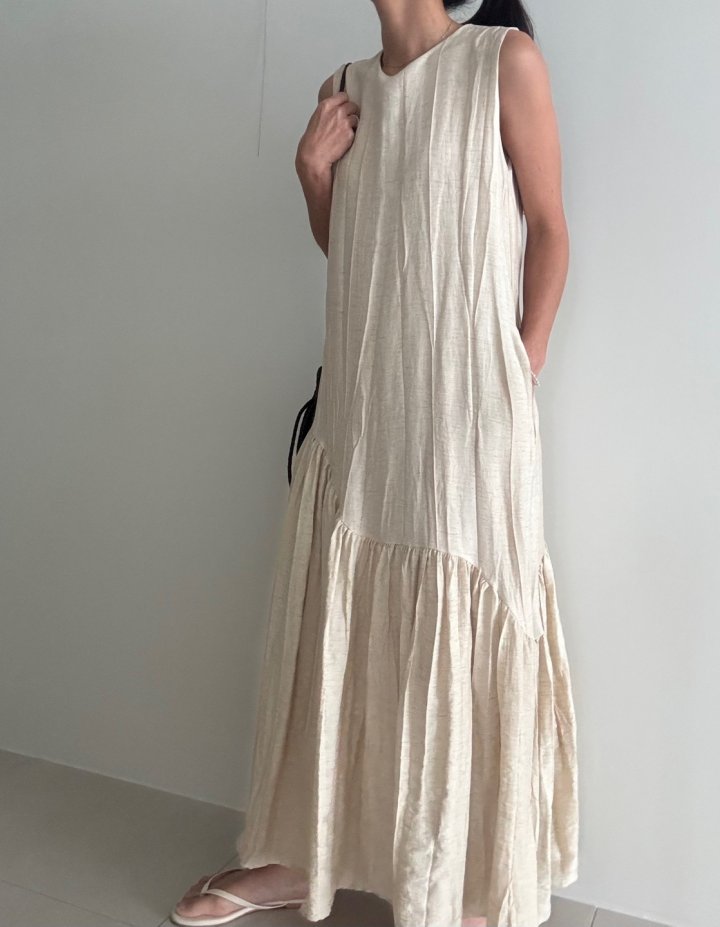 Ripple - Korean Women Fashion - #womensfashion - Miel Linen One-piece - 2