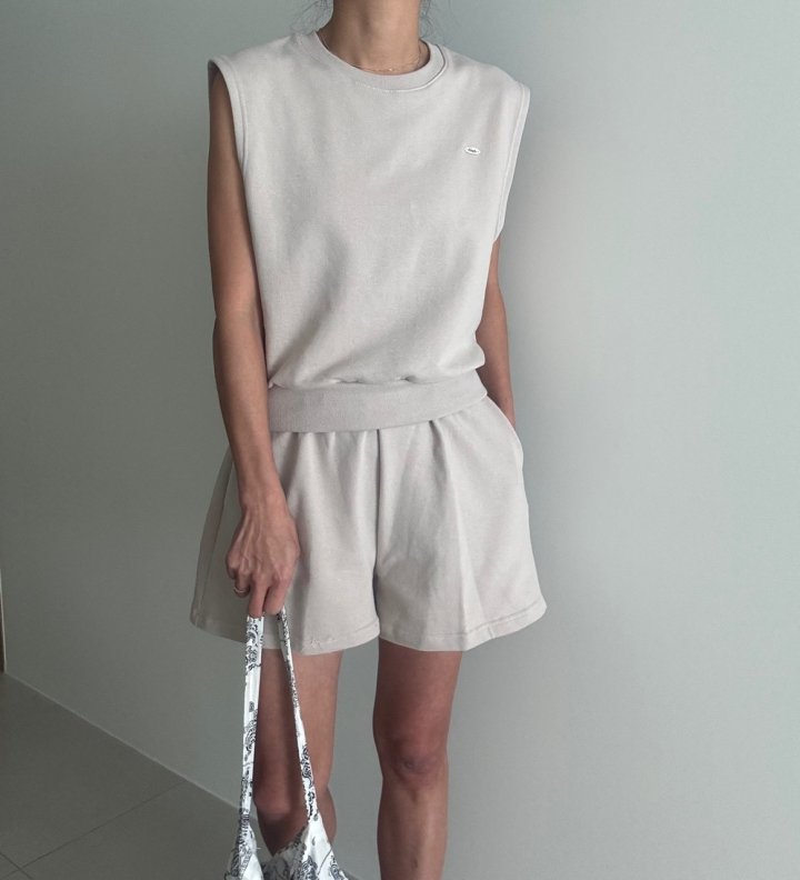Ripple - Korean Women Fashion - #womensfashion - Crane Top Short Set - 5
