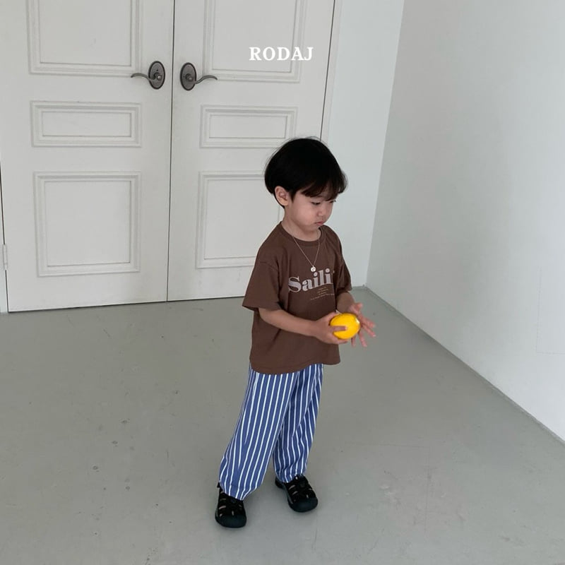 Roda J - Korean Children Fashion - #childofig - Lines Pants - 5