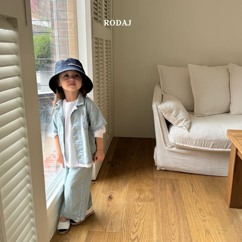 Roda J - Korean Children Fashion - #discoveringself - Blur Denim Shirt - 6