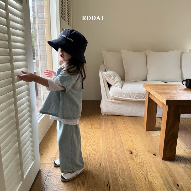 Roda J - Korean Children Fashion - #kidsstore - Blur Denim Shirt - 9