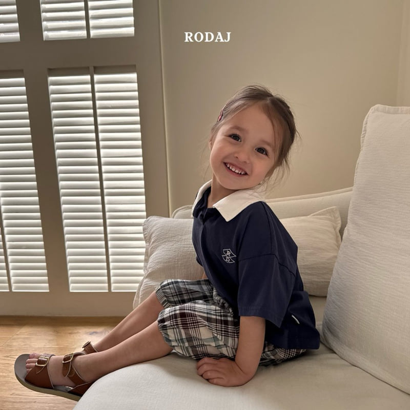 Roda J - Korean Children Fashion - #kidsstore - Two-tone Collar Tee - 6