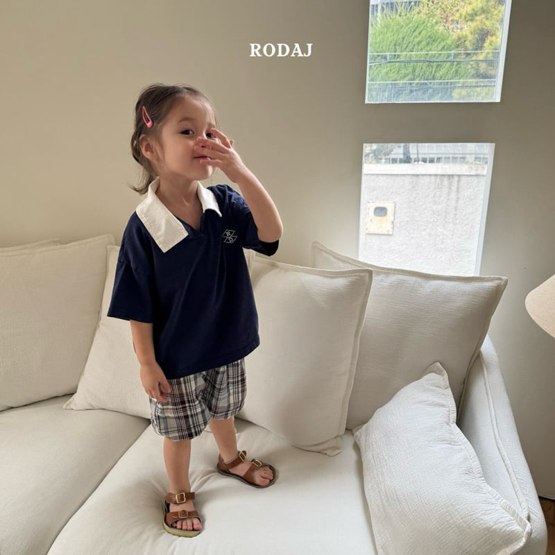 Roda J - Korean Children Fashion - #kidzfashiontrend - Two-tone Collar Tee - 7