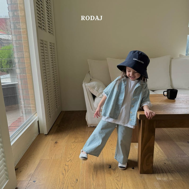 Roda J - Korean Children Fashion - #littlefashionista - 355 Linen Denim Pants - 8