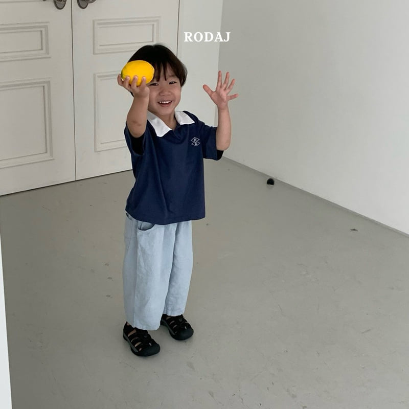 Roda J - Korean Children Fashion - #magicofchildhood - Two-tone Collar Tee - 10