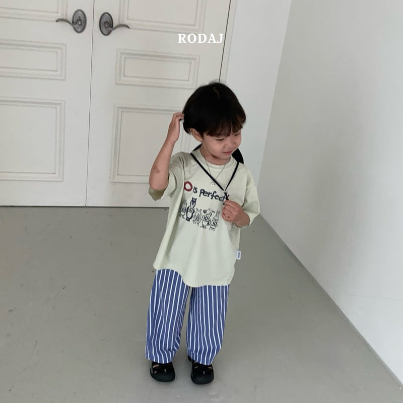 Roda J - Korean Children Fashion - #minifashionista - Lines Pants - 3