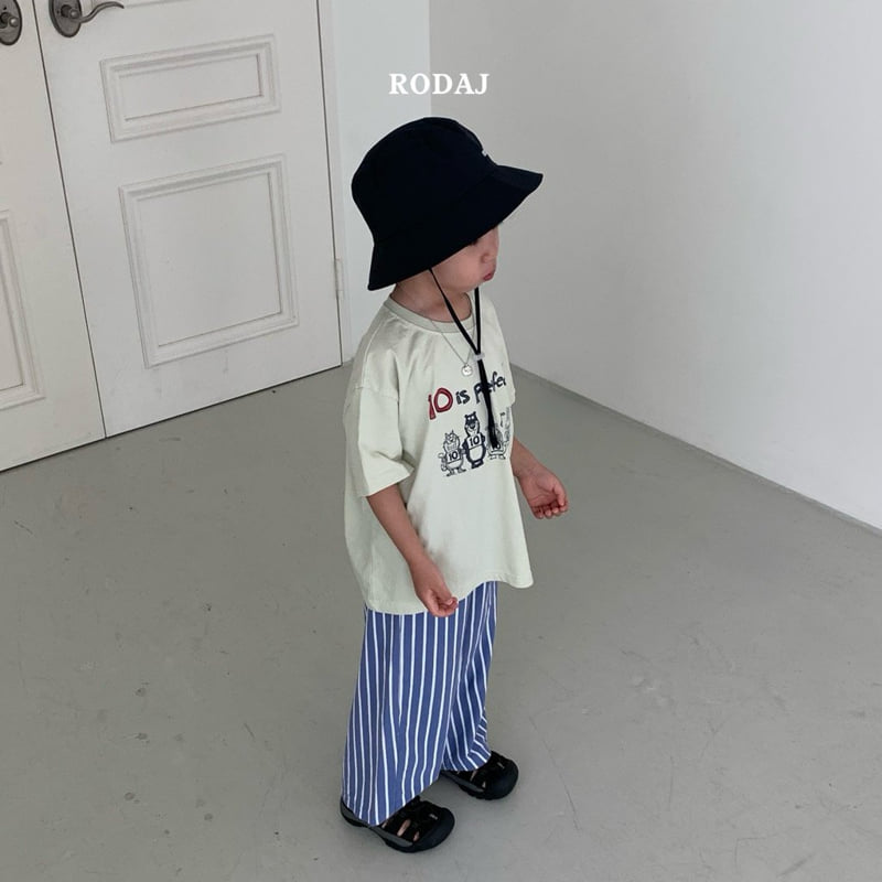 Roda J - Korean Children Fashion - #minifashionista - Lines Pants - 4