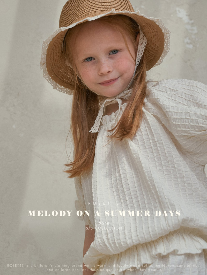 Rosette - Korean Children Fashion - #discoveringself - Vanilla Top Bottom Set