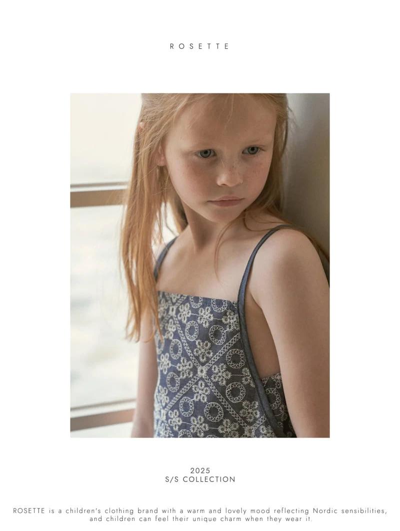 Rosette - Korean Children Fashion - #discoveringself - Stella Denim One-piece - 4
