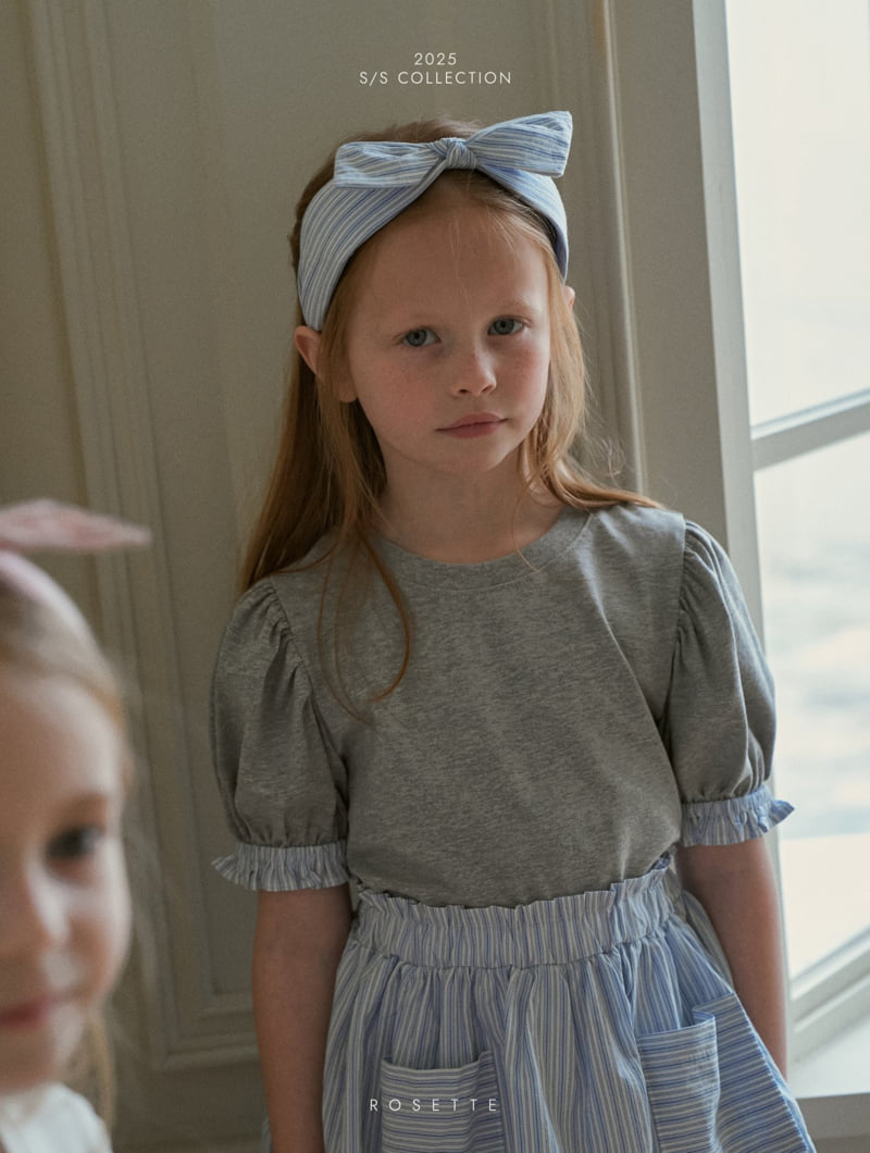 Rosette - Korean Children Fashion - #kidsshorts - Serena Tee - 3