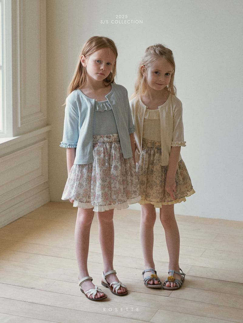 Rosette - Korean Children Fashion - #kidsstore - Charen Chiffon Skirt