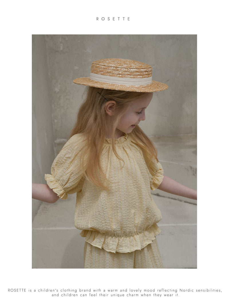 Rosette - Korean Children Fashion - #kidzfashiontrend - Vanilla Top Bottom Set - 5