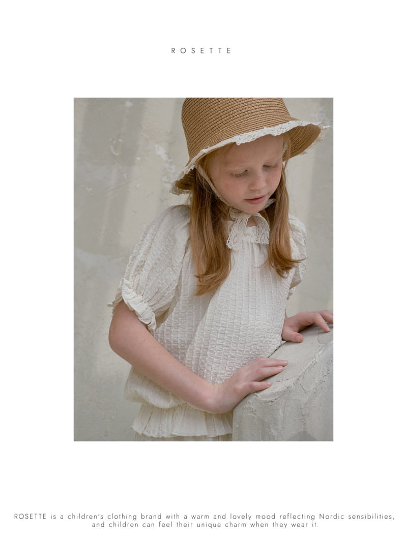 Rosette - Korean Children Fashion - #littlefashionista - Vanilla Top Bottom Set - 7