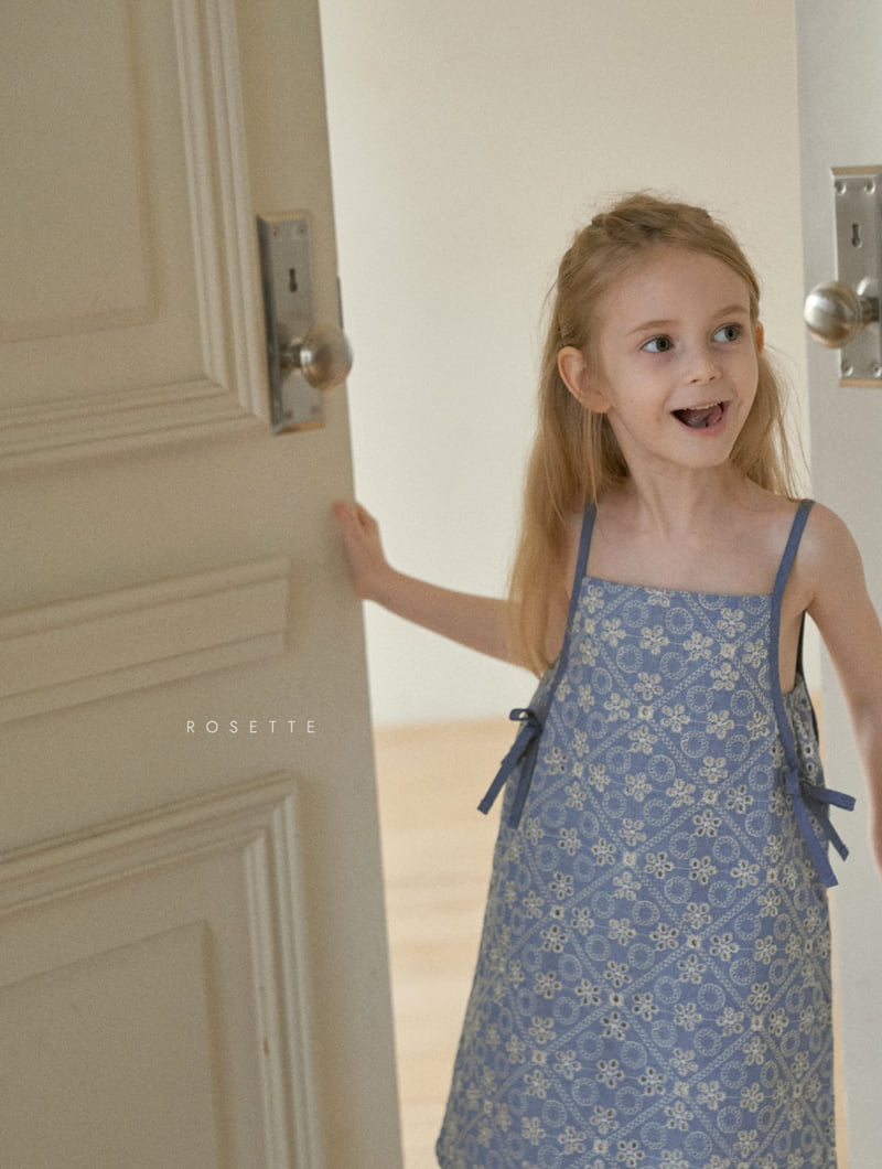 Rosette - Korean Children Fashion - #littlefashionista - Stella Denim One-piece - 9
