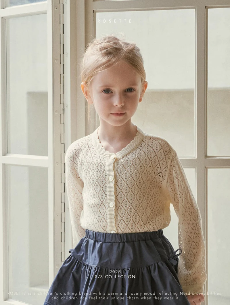 Rosette - Korean Children Fashion - #littlefashionista - Melon Knit Cardigan - 5