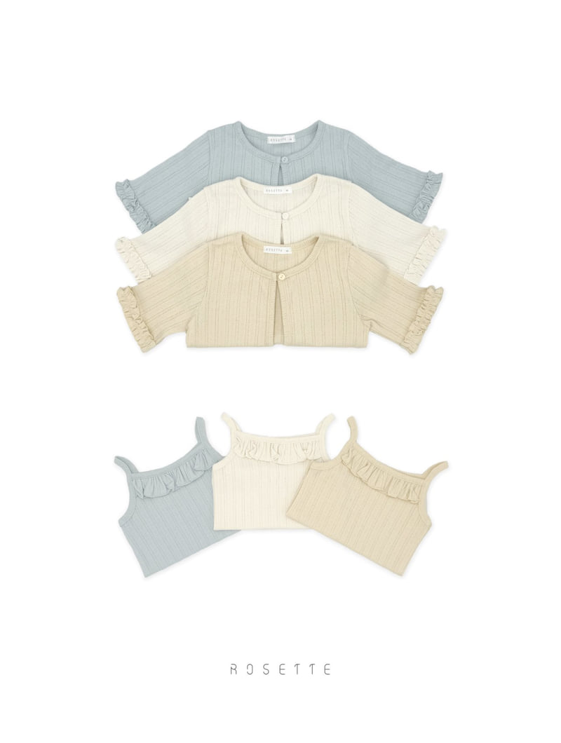 Rosette - Korean Children Fashion - #magicofchildhood - Yogurt Sleeveless Set - 12