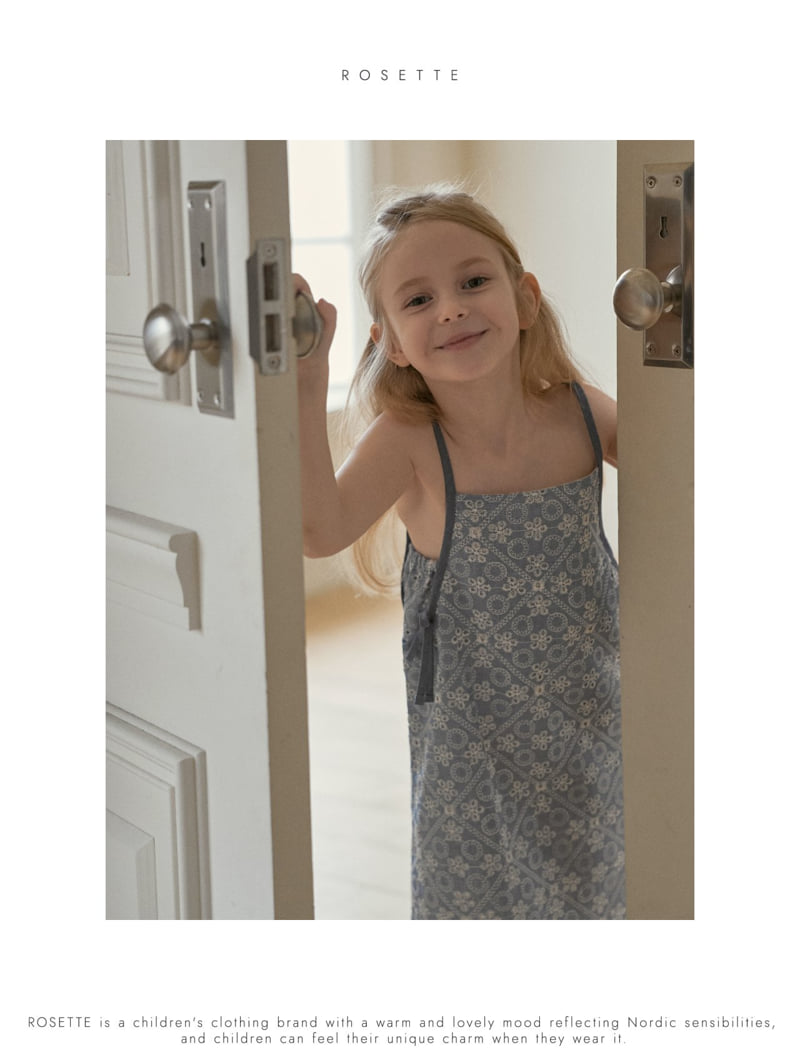 Rosette - Korean Children Fashion - #magicofchildhood - Stella Denim One-piece - 10