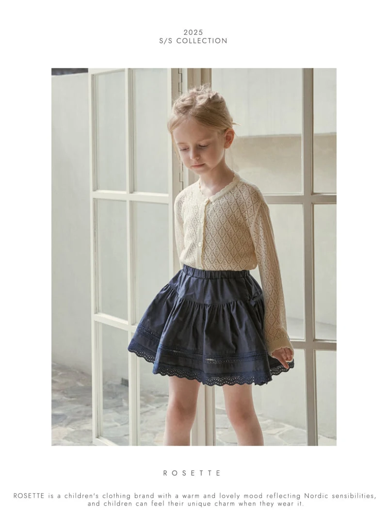 Rosette - Korean Children Fashion - #magicofchildhood - Melon Knit Cardigan - 6