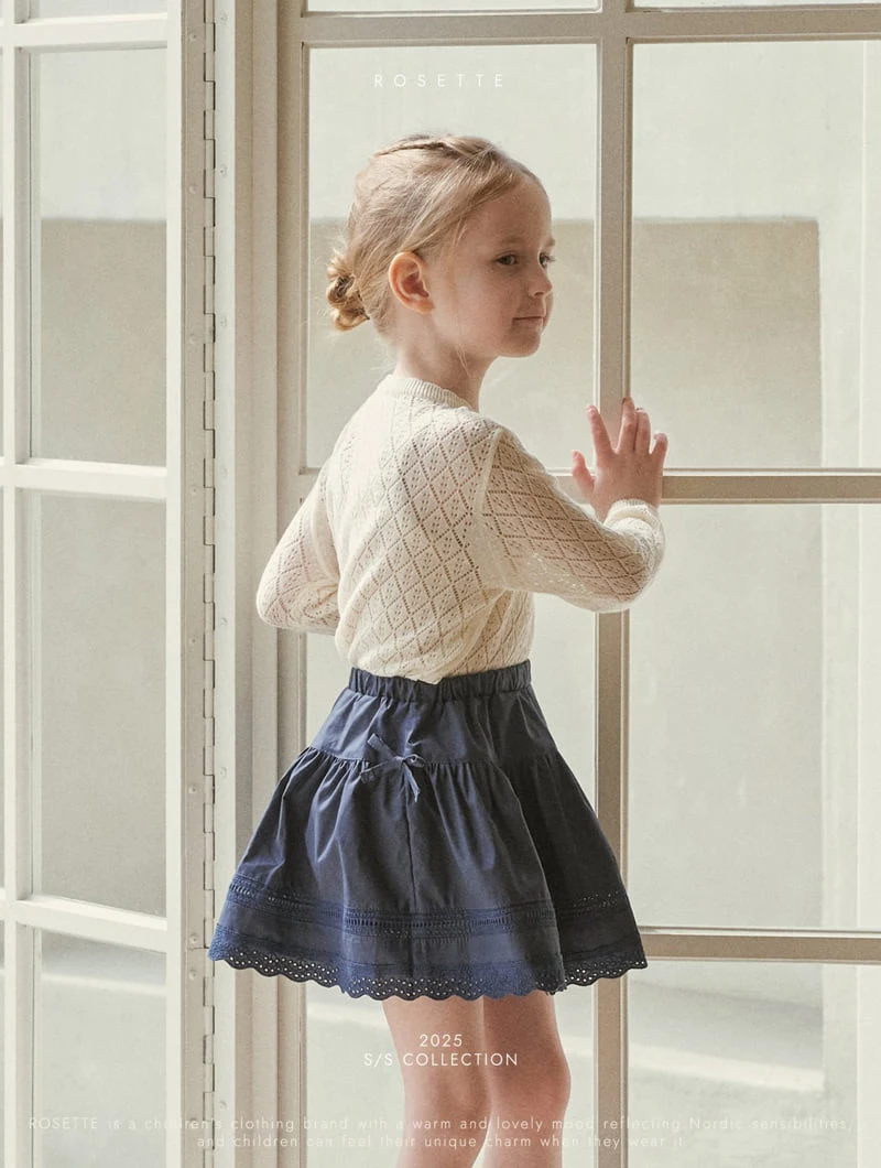 Rosette - Korean Children Fashion - #minifashionista - Melon Knit Cardigan - 7
