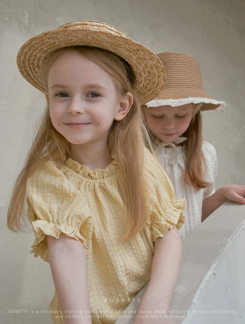 Rosette - Korean Children Fashion - #prettylittlegirls - Vanilla Top Bottom Set - 10
