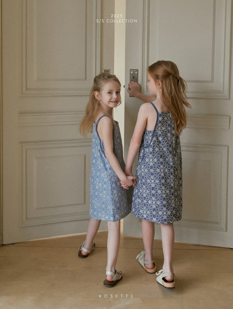 Rosette - Korean Children Fashion - #prettylittlegirls - Stella Denim One-piece - 12