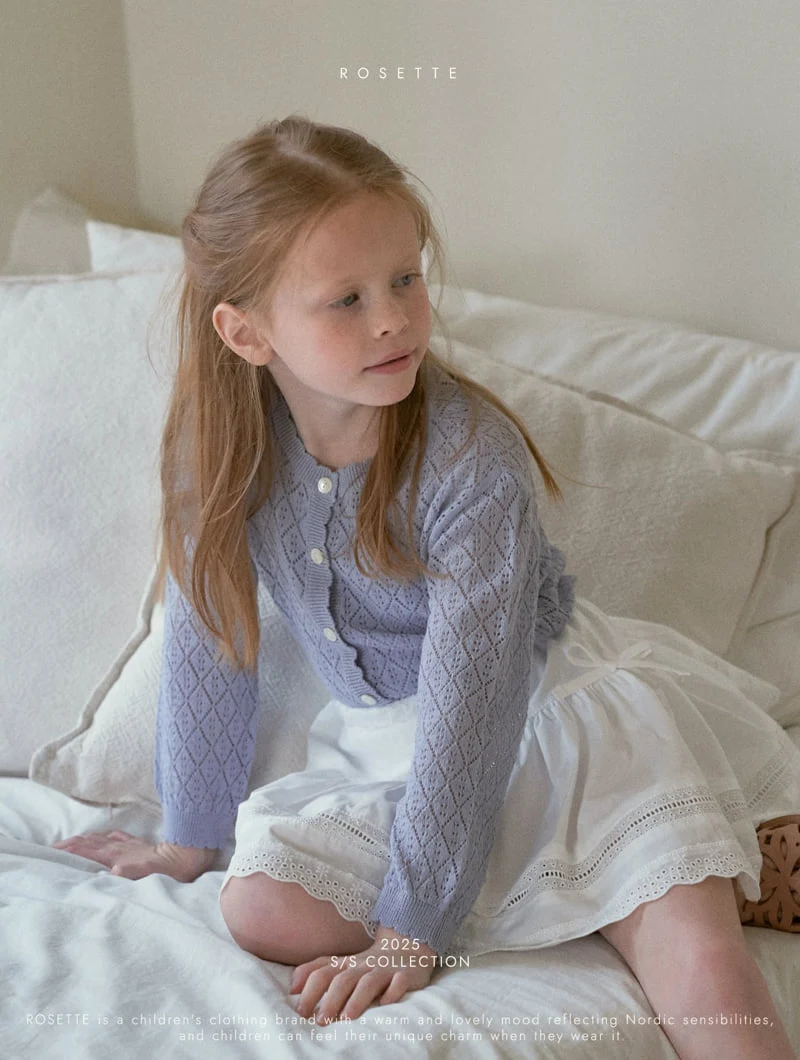 Rosette - Korean Children Fashion - #stylishchildhood - Melon Knit Cardigan - 11