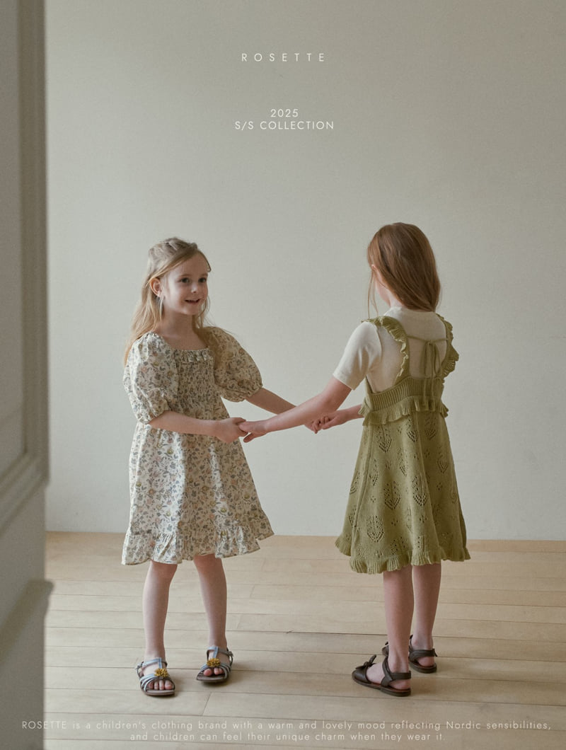 Rosette - Korean Children Fashion - #todddlerfashion - Bernet Knit One-piece - 12