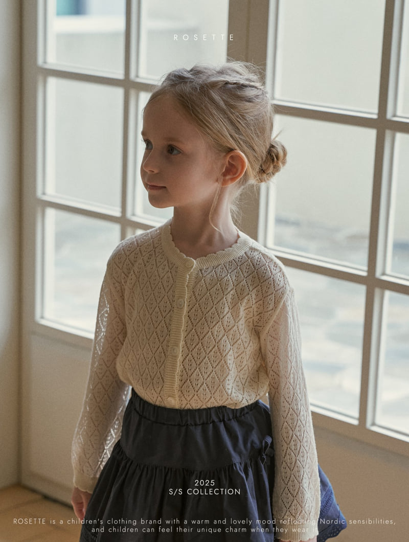 Rosette - Korean Children Fashion - #toddlerclothing - Melon Knit Cardigan - 10