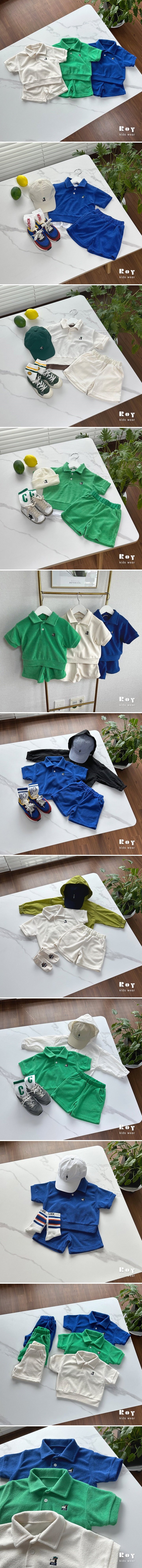Roy - Korean Children Fashion - #littlefashionista - Tori Terry Set