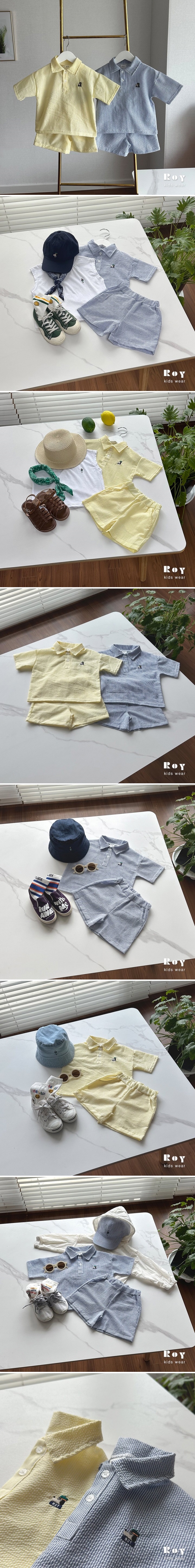 Roy - Korean Children Fashion - #magicofchildhood - Tori Wrinkle Set