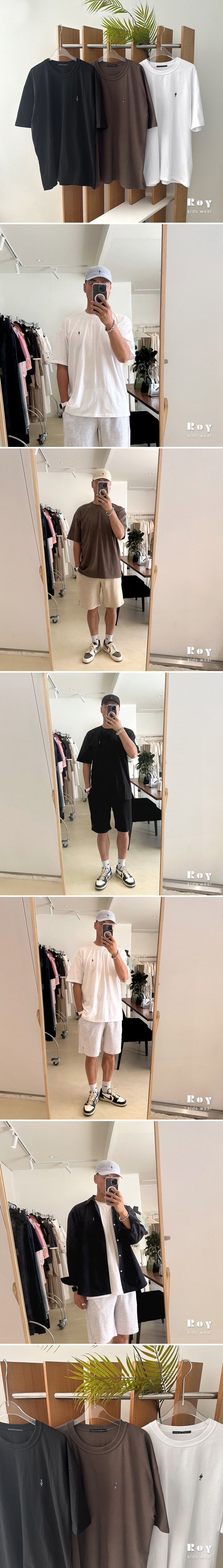 Roy - Korean Women Fashion - #momslook - Toy Embroidery Short Sleeve (Adult)