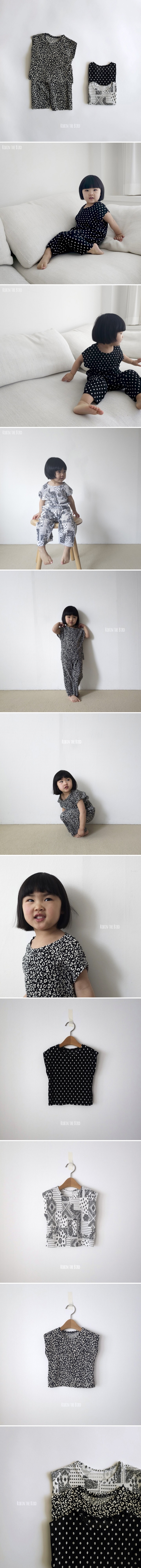 Saerobin - Korean Baby Fashion - #babyboutiqueclothing - Pleated Pleated Sleeveless Tee